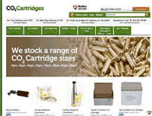 Tablet Screenshot of co2cartridges.co.uk